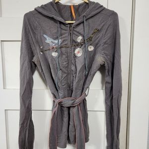 Saturday Sunday Zippered Hoodie - size M